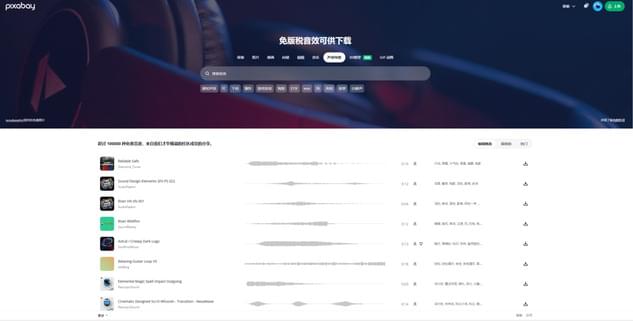 免费背景音乐和音效哪里找？Pixabay图片 视频 音效 3D模型 GIF动画，全部免费商用！